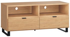 Meuble TV Patitas 10 | Chêne | 56 x 120 x 47 cm | Design industriel & finition premium