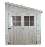 Abri de jardin annexe - 3,18 x 2,11 mètres en éléments de 17 mm d'épaisseur