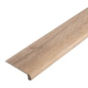 Marchepied pour système à clic Vinyle, 2400 x 115 x 25 mm - Modèle: VIVALDI Aspect chêne