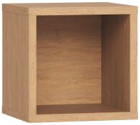Étagère murale suspendue design chêne | 32 x 32 x 30 cm | Cube modulable élégant