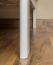 Lit Futon / lit en bois de pin massif blanc A8, sommier à lattes inclus - Dimensions 140 x 200 cm