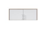 Supplément d'armoire Hannut 03, couleur : blanc / chêne - Dimensions : 40 x 100 x 56 cm (H x L x P)