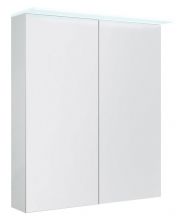 Salle de bain - Armoire de toilette Siliguri 01, couleur : blanc brillant - 70 x 60 x 13 cm (H x L x P)