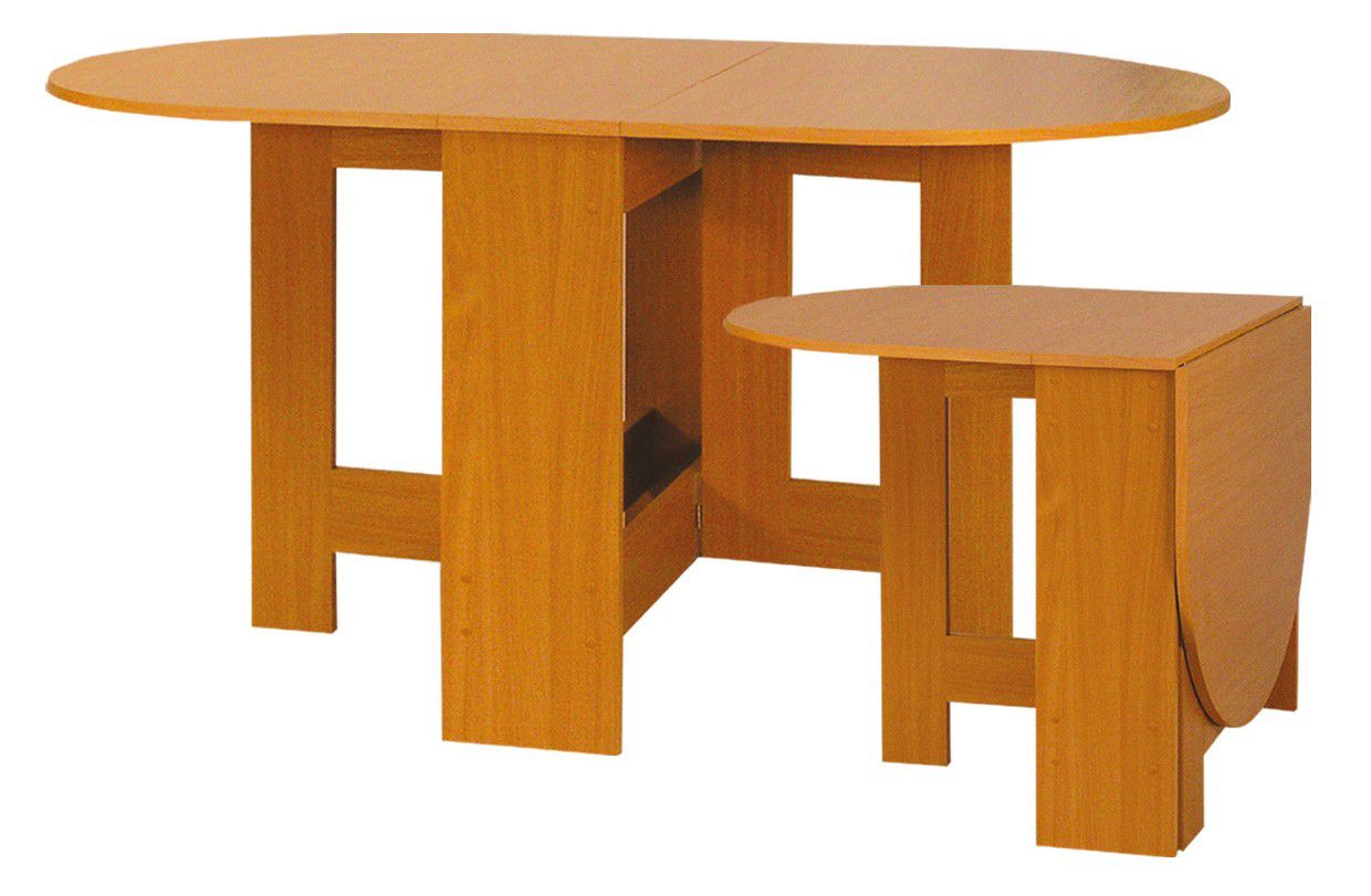 Table de salle à manger / table pliante Grogol 18, couleur : aulne