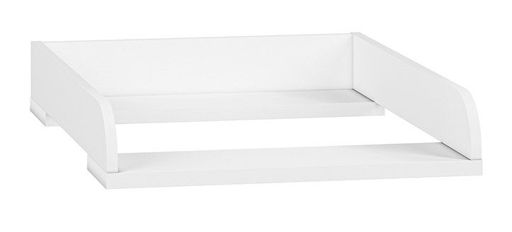 Table à langer pour chambre d'enfants - Commode Egvad 10 et 11, couleur :  blanc - Dimensions : 11