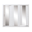 Armoire à portes coulissantes / armoire Zwalm 01, couleur : blanc - Dimensions : 215 x 250 x 60 cm (H x L x P)
