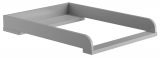 Table à langer Rilind, couleur : gris - Dimensions : 11 x 59 x 78 cm (H x L x P)