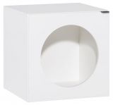 Couchette pour petits animaux Marincho 67, couleur : blanc - Dimensions : 53 x 54 x 43 cm (H x L x P)