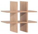 Insert pour les étagères de la série Marincho, couleur : chêne - Dimensions : 48 x 48 x 29 cm (H x L x P)