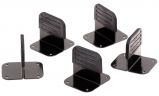 Poignées en forme de T pour les meubles de la série Marincho, 5 pièces, couleur : noir