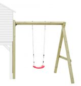 Balançoire simple 01 pour maison de jeu pour enfants, FSC® - Dimensions : 180 x 190 cm (L x l)