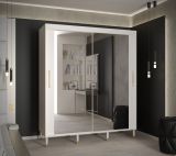 Armoire au design élégant Jotunheimen 271, couleur : blanc - dimensions : 208 x 180,5 x 62 cm (h x l x p)