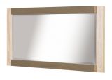 Miroir Arowana 21, Couleur : Chêne / Latte Matt - Dimensions : 56 x 123 x 5 cm (H x L x P)