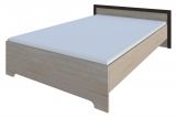 Lit simple / lit d'appoint Aitape 09, couleur : chêne Sonoma foncé / chêne Sonoma clair - Surface de couchage : 90 x 200 cm (l x L)