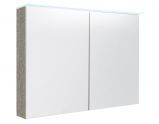 Salle de bain - Armoire de toilette Siliguri 22, couleur : gris cendre - 70 x 100 x 13 cm (H x L x P)