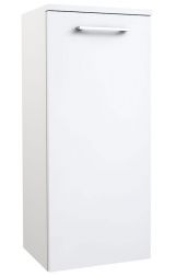Salle de bains - armoire latérale Rajkot 90, couleur : blanc brillant - 80 x 35 x 28 cm (H x L x P)