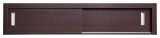 Meuble supérieur pour armoire / penderie Sepatan 06 à portes coulissantes, couleur : wengé - Dimensions : 40 x 150 x 60 cm (H x L x P)