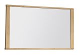 Miroir Fazenda 17, couleur : naturel, chêne - 67 x 115 x 5 cm (h x l x p)