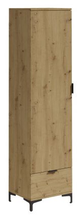 Armoire à portes battantes / Armoire "Kandalica" 06, Couleur : Chêne Artisan - Dimensions : 195 x 50 x 40 cm (h x l x p)
