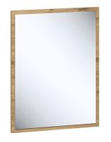 Miroir Pandrup 08, Couleur : Chêne - Dimensions : 65 x 50 x 2 cm (H x L x P)