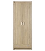 Armoire à portes battantes "Kontich" 04, couleur : chêne de Sonoma - Dimensions : 212 x 80 x 50 cm (H x L x P)