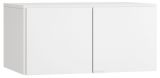 Attache pour armoire à deux portes Invernada, couleur : blanc - Dimensions : 45 x 93 x 57 cm (H x L x P)