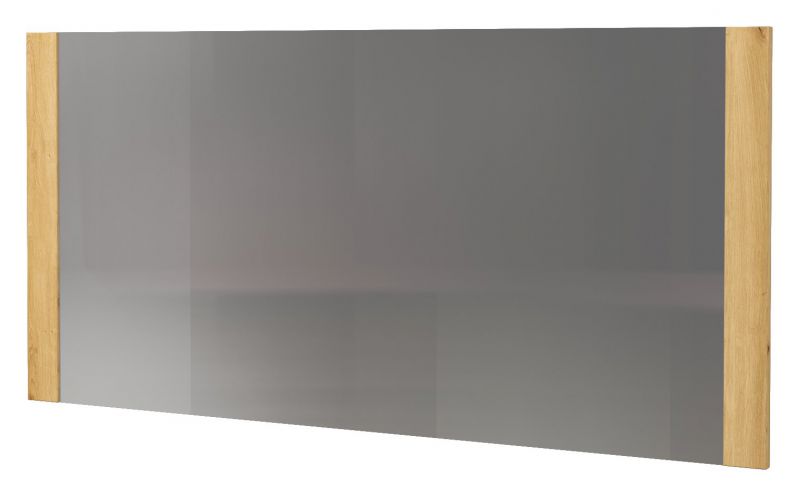 Miroir Ogulin 23, Couleur : Chêne - Dimensions : 70 x 143 x 4 cm (H x L x P)