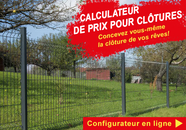Steiner ShoppingConfigurateur de clôture