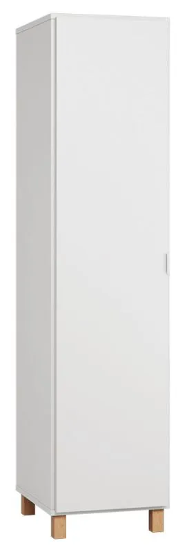 Armoire à portes battantes / armoire Invernada 12, couleur : blanc - Dimensions : 195 x 47 x 57 cm (H x L x P)