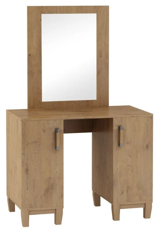 Coiffeuse Alotau 07 | Chêne | 142 x 99 x 40 cm | Design moderne & système Soft Close