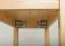 Table en bois de pin massif naturel Junco 226C (carré) - 100 x 50 cm (h x l)