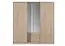 Armoire à portes coulissantes / armoire "Marchin" 01, couleur : chêne Sonoma - Dimensions : 205 x 200 x 62 cm (H x L x P)