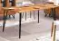 Table de salle à manger Masterton 22 en bois de hêtre massif huilé - Dimensions : 80 x 160 cm (l x p)
