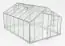 Serre - Serre Radicchio XL12, parois : verre trempé 4 mm, toit : 6 mm HKP multiparois, surface au sol : 12,5 m² - Dimensions : 430 x 290 cm (lo x la)