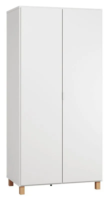 Armoire penderie Invernada 13 | Blanc | 195 x 93 x 57 cm | Design moderne, LED, Soft Close