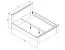 Lit double Zemun 10 | Chêne gris & blanc | 160 x 200 cm | Design moderne pour chambre