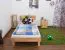 Lit junior Wooden Nature 01 en hêtre massif huilé - Surface de couchage 90 x 200 cm (l x L)