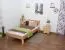 Lit junior Wooden Nature 01 en hêtre massif huilé - Surface de couchage 90 x 200 cm (l x L)