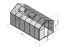 Serre Chicoree L10, HKP 6 mm, Surface au sol : 9,50 m² - Dimensions : 430 x 220 cm (L x l)