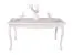 Table de salle à manger Bignona 19, Couleur : Pin blanc - 146 x 76 cm (l x p)