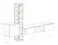 Mur de salon Valand 23 gris | 175 x 270 x 40 cm | Push-to-open | Rangement modulable