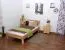 Coeur de Hêtre Lit en bois Cadre de lit 100 x 200 cm huilé Abbildung