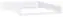Matelas à langer Syrina, couleur : blanc - Dimensions : 10 x 59 x 77 cm (H x L x P)