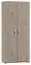 Armoire Cianjur 12, couleur : Chêne / Blanc - Dimensions : 209 x 80 x 40 cm (H x L x P)