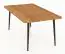 Table basse Rolleston 07, bois de hêtre massif huilé - Dimensions : 110 x 60 x 48 cm (L x P x H)