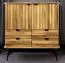 Commode Rolleston 19 en chêne sauvage massif huilé | 102 x 97 x 46 cm | Design haut de gamme