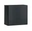 Armoire murale moderne Möllen 07 | 1 compartiment | Gris graphite | 30 x 30 x 25 cm | Push-to-open
