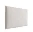 Panneaux rembourrés, lot de 10, Couleur : Beige, Revêtement : Velours, dimensions : 40 x 30 cm