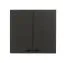 Armoire murale cuisine Plina 02 | 2 portes | Blanc / Noir mat | 57 x 60 x 30 cm | Design moderne