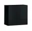 Meuble mural design Volleberg 05 | LED intégrée | Blanc/Noir | 140 x 260 x 40 cm | Push-to-open